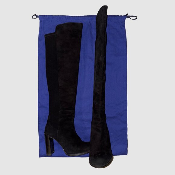 Stuart Weitzman 'Hijack' 50/50 Over the Knee Suede Boot w/ Dust Bag - Picture 9 of 9